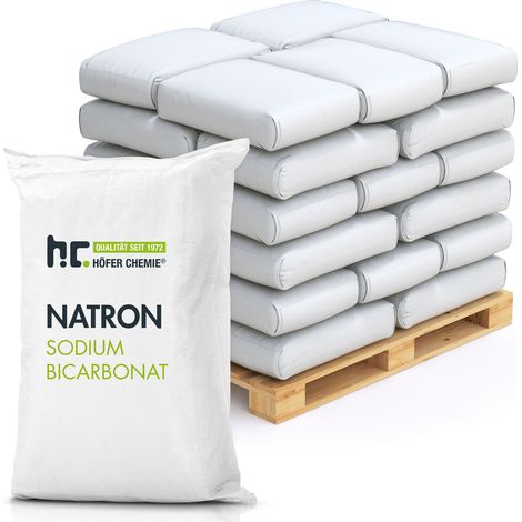 20x 25 kg Natron Backsoda Natriumhydrogencarbonat