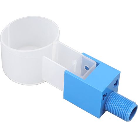 Vanne de contrôle de niveau d'eau ABS, filetage mâle G1/2, contrôle automatique du niveau d'eau par flotteur, pour entrée d'eau supérieure du réservoir (1/5)