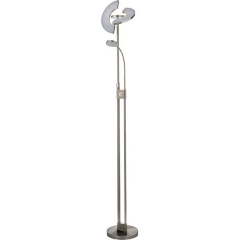 Lampadaire Gio 32W LED Nickel Chrome (1/3)