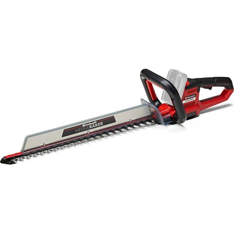 Einhell Taille-haies sans fil ARCURRA 18/55- Solo PXC (18V, Longueur de coupe 55cm, collecteur de taillures) Livré sans Batterie ni Chargeur