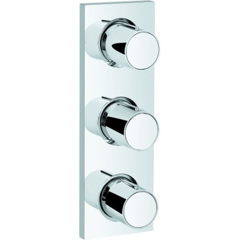 GROHE Valvola ad incasso Grohtherm F 26880 a 3 vie FMS senza corpo incasso cromo, 26880000