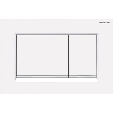 Geberit Sigma30 dual-flush plate, matt white (115.883.01.1)