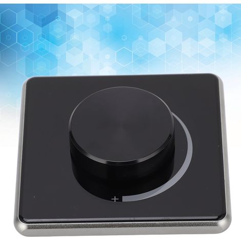 Bouton de variation d'intensité en verre pour le réglage de la luminosité et de la couleur prend en charge plusieurs méthodes de communication sans fil prend en charge le graffiti Zigbee. (1/5)