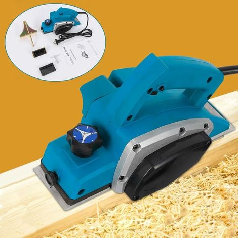 Pialla elettrica da 800 WProfondità di piallatura 1 mmVelocità 16000 giri/minutoPer legno duro e teakUtilizzo ergonomico e preciso