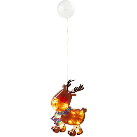 Guirlande Lumineuse De Noël - Avec Ventouse Pour Fenêtre - Décoration Intérieure Pour Fête De Fin D Année - 1 Pièce (1/5)