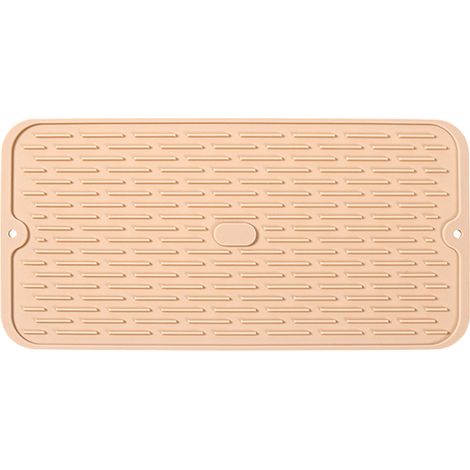 Tapis De Sechage En Silicone - Antidérapant - Résistant À La Chaleur Jusqu'à 230 °C - Pour Évier Et Plan De Travail - 1 Pièce (1/5)
