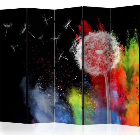 Paravento - Colourful Element II [Room Dividers] - 225x172 (1/4)