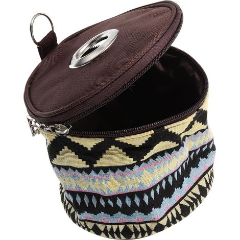 Porte-rouleau de papier toilette suspendu en coton et lin, différents styles avec design artisanal (1/5)