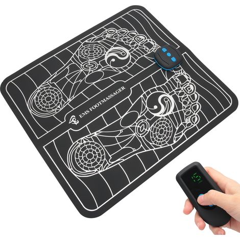 Coussin de massage électrique pour les pieds EMS, stimulateur musculaire, coussin de modelage pour les jambes