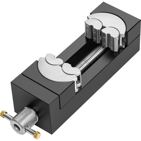Petit étau pince double mâchoire robuste – Auto-ajustable perceuse à colonne artisanat bijoux réparation (1/5)
