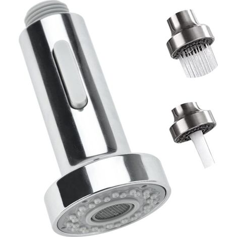 Ricambio per doccetta per rubinetto da cucina - doccetta estraibile 2 in 1, ugello di spruzzo, ugello per doccetta per rubinetto del lavandino, adatto per rubinetti da cucina (1/4)