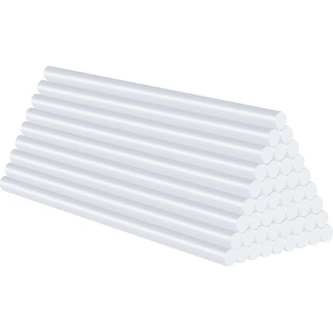 50 Pièces Baton de Colle pour Pistolet 11 x 190 mm, Colle Chaude Transparents Séchage Rapide, pour Pistolet à Colle Chaude, Bâton de Colle Chaude pour Bricolage, Artisanat - Transparent (1/5)