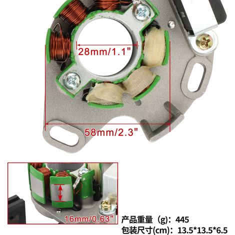 Die Statorspule ist geeignet für RM250 2001-2008 Modell K5 K6 32101-37F30 (1/4)