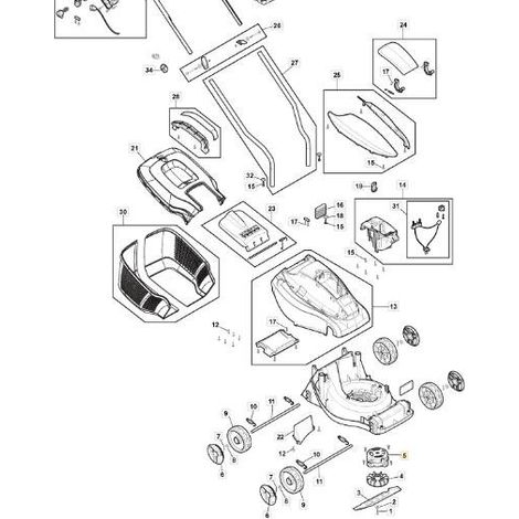 ELEKTROMOTOR E 300 LI 20 ORIGINAL STIGA - 118811092/0