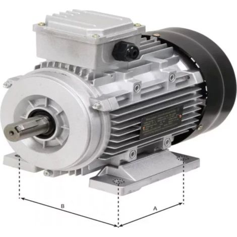 Sodise – Moteur électrique triphasé 3CV 400V 3000 tr/min – Ø arbre 24 mm – Performance fiable pour compresseurs industriels (1/3)
