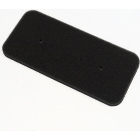 Filtre Mousse - 27 cm x 12.5 cm x 1 cm - Pour Seche Linge - Noir - Référence 40006731