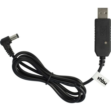 vhbw Charging Cable compatible with Boafeng UV-82HP, UV-9R Walkie Talkie Battery - USB Charger, 100 cm, with Charge Status Indicator