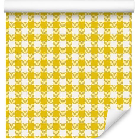 Tapetenmuster in Creme und Gelb, cremefarbener Hintergrund für Wohn- und Schlafzimmer, 50 x 1000 cm (1/5)