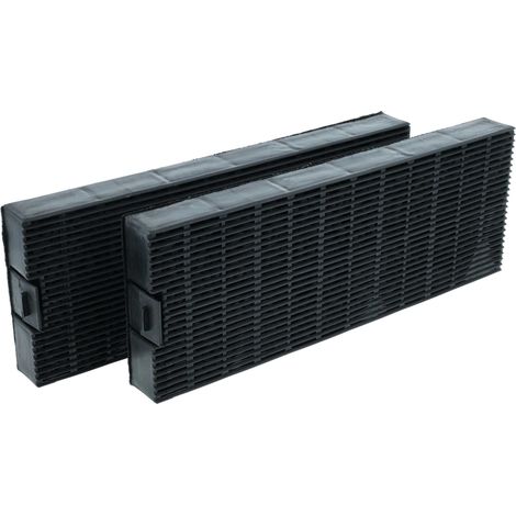 vhbw 2x Filtro a carboni attivi compatibile con Etna A4499TRVS/E01, A4499TRVS, AB190RVS/E04, AB160RVS/E05, AB190RVS/E05 cappe aspiranti
