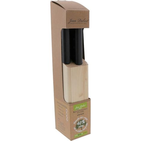 COUTEAUX CUISINE BLOC DE 4 JEAN DUBOST POUR PIECES PREPARATION CULINAIRE PETIT ELECTROMENAGER - 2031.802 (1/3)