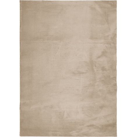 Tapis HUARTE à poils courts doux et lavable sable 200x280 (1/5)