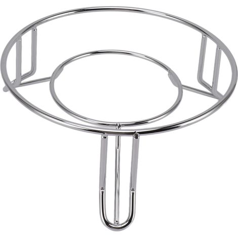 Rundes Edelstahl-Platzset, wärmeisolierender Untersetzer für Töpfe und Pfannen, rutschfeste Matte für Küche und Esszimmer (1/5)