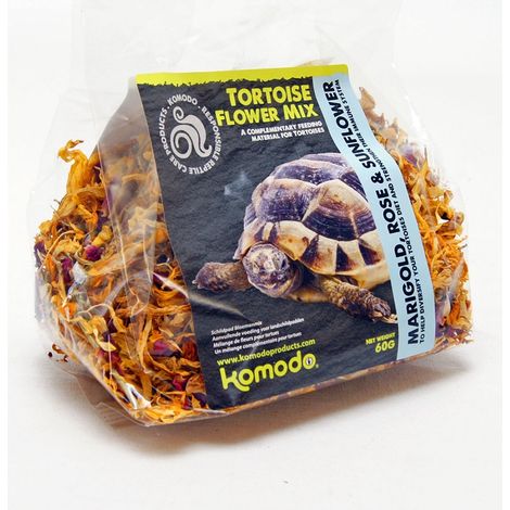 Mix di fiori per tartarughe di Komodo 60 g - fiori medicinali per tartarughe (1/2)