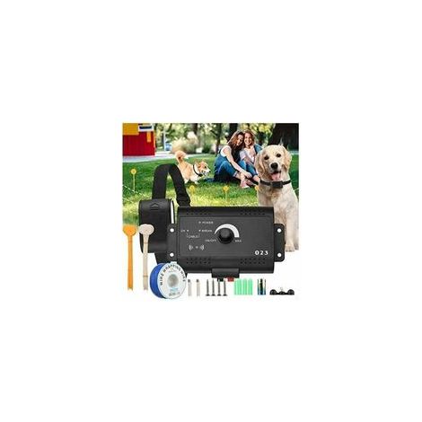 Clôture électrique animaux Dressage/chasse anti-fugue 300m fil, collier, kit complet Éleveurs, propriétaires de chiens