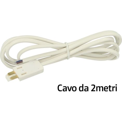 Cablaggio Cavo Alimentazione e Connettore Per Trasformatore Binario Guida Barra Elettrificata CB2107 Con Filo Da 2 Metri (1/3)