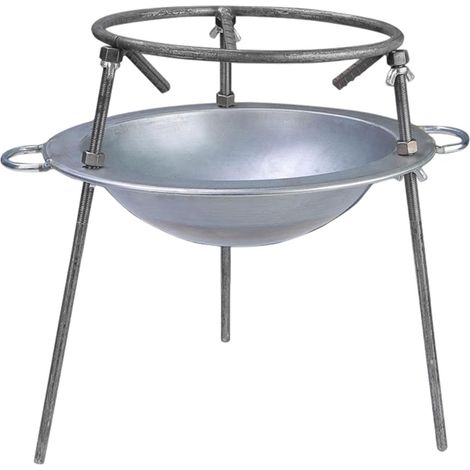 Brasero de Camping Portable, Barbecue D'extérieur, Trépied Stable en Fer, Idéal pour Les Pique-niques, Les Réunions de Famille et Le, 38 Cm X 30 Cm X 40