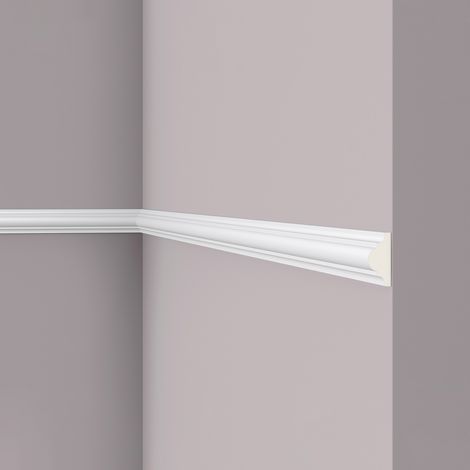 Wand- und Friesleiste NMC Z10 ARSTYL Noel Marquet Zierleiste Stuckleiste Zeitloses Klassisches Design weiß 2 m