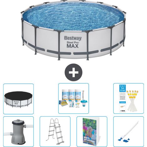 Bestway Steel Pro MAX Rund - 427x122 cm - 8-teilig S658