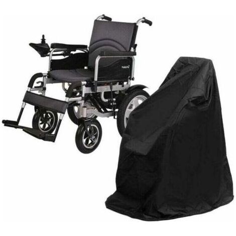 Housse de protection pour fauteuil roulant électrique, Imperméable, Anti-UV-100x75x100cm Noir (1/5)