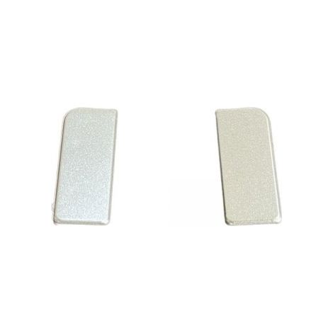 Coppia tappi 25 mm in alluminio per alzatina TD14