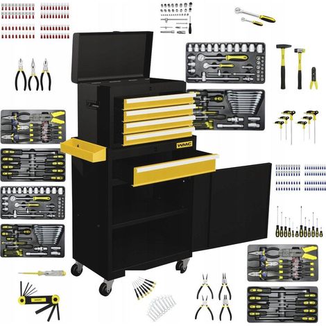 WMC-tools WMC253 carrello per attrezzi in acciaio 5 cassetti (1/3)