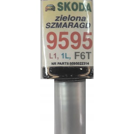 Pintura de retoque verde esmeralda Skoda 9595 LF6T 1L (1/5)