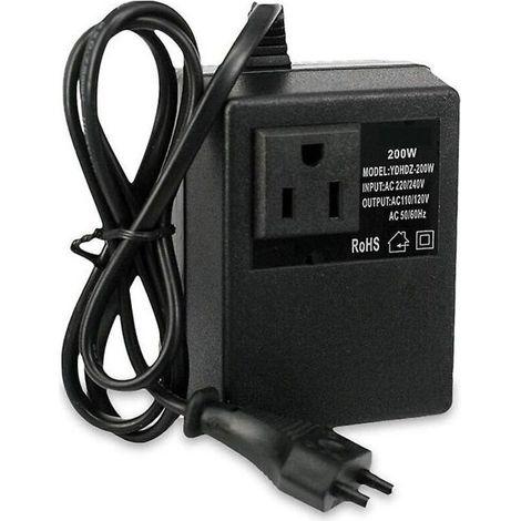 convertisseur de tension transformateur abaisseur 220v à 110v ac transformateur de tension de voyage abaisseur (1/4)