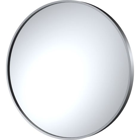 Round 800 x 800mm Chrome Frame Recessed Mirror
