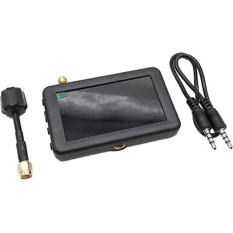 Moniteur FPV 5,8 GHz 40 canaux, écran LCD 3 pouces 480 x 320, recherche automatique, batterie intégrée