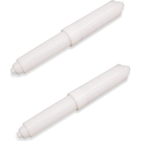Porte-Papier de Toilette, 2 Pièces Porte Papier Hygiénique en Plastique, Supports de Papier Toilette, Porte-Papier Hygiénique, Chargé par Ressort (1/5)