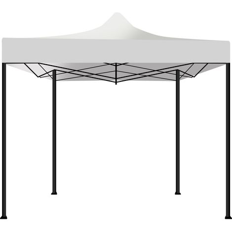 Kebon Tenda / Gazebo Per Giardino 3X3 Impermeabile Tendone Pieghevole Per Fiere E Mercati Colore Bianco