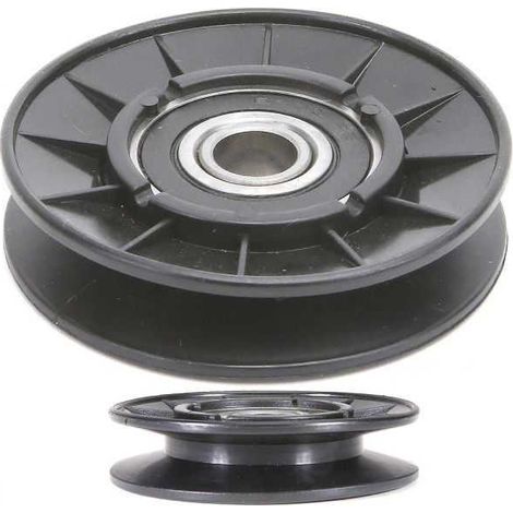 Poulie gorge en V avec roulement renforcée Ø 77 mm Largeur 18 mm (1/5)