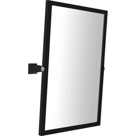Sapho Spectre - Espejo abatible Handicap, 40 x 60 cm, negro XH007B (1/3)