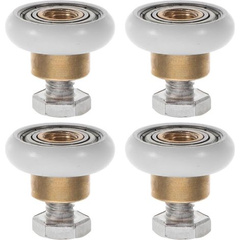 4 Pieces Kit Spare Compatible Bathroom Diameter Rollers Sliding Pieces