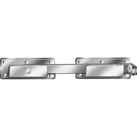 VORMANN Loquet de portail double L/R utilisable Longueur totale 340xLargeur 30mm Boulon dou.gal - 000086000Z (1/3)