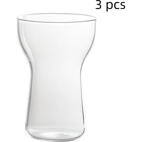 Verre A Cocktail - Verre Sans Pied En Verre Trempé - Capacité 400 Ml - Base Stable - Pour Cocktails Et Boissons Fraîches - Lot De 3 (1/5)