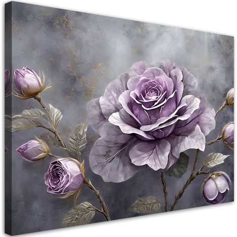 Tableau déco Rose fleur nature botanique 100x70 (1/5)