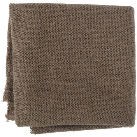 Couverture en mohair pour bébé, emmaillotage, accessoire photo pour nouveau-né et nourrisson, marron (1/5)