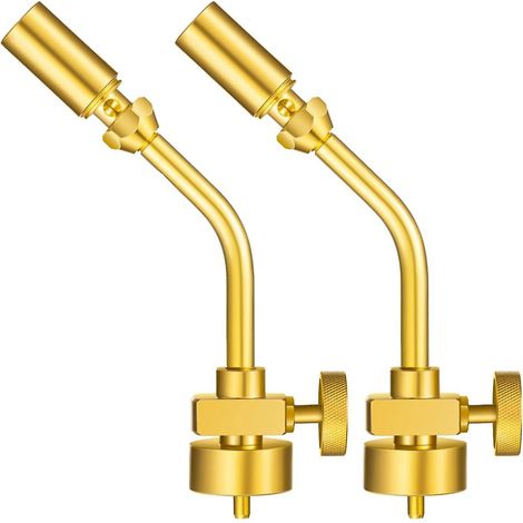 têtes de torche à gaz propane en laiton pour soudage, alimentées au propane. (1/5)