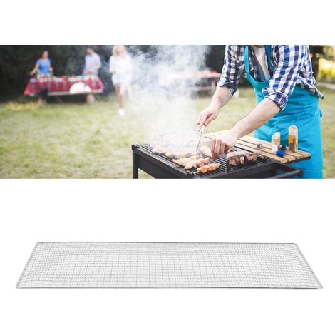 Tapis de barbecue d'extérieur, en acier inoxydable, 62 x 26 cm (1/5)